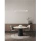 Pendule, Lustre suspendate - Lustra LED suspendata design modern DUSSA alba