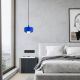 Pendule, Lustre suspendate - Pendul modern, Living, Hol, Scara, Sticla, Cobalt, TEVO