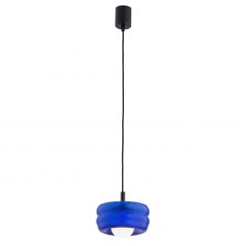 Pendul modern, Living, Hol, Scara, Sticla, Cobalt, TEVO 