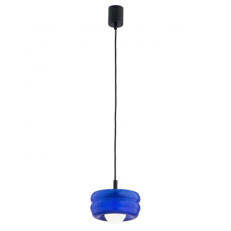 Pendule, Lustre suspendate - Pendul modern, Living, Hol, Scara, Sticla, Cobalt, TEVO