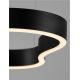 Pendule, Lustre suspendate - Lustra LED suspendata design modern DUSSA negru, 90x45cm