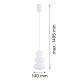 Pendule, Lustre suspendate - Lustra suspendata din Sticla, Alb, ORLANDO