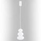 Pendule, Lustre suspendate - Lustra suspendata din Sticla, Alb, ORLANDO