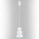 Pendule, Lustre suspendate - Lustra suspendata din Sticla, Alb, ORLANDO