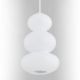 Pendule, Lustre suspendate - Lustra suspendata din Sticla, Alb, ORLANDO