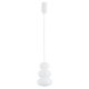 Pendule, Lustre suspendate - Lustra suspendata din Sticla, Alb, ORLANDO