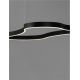 Pendule, Lustre suspendate - Lustra LED suspendata design modern DUSSA negru, 120x66cm