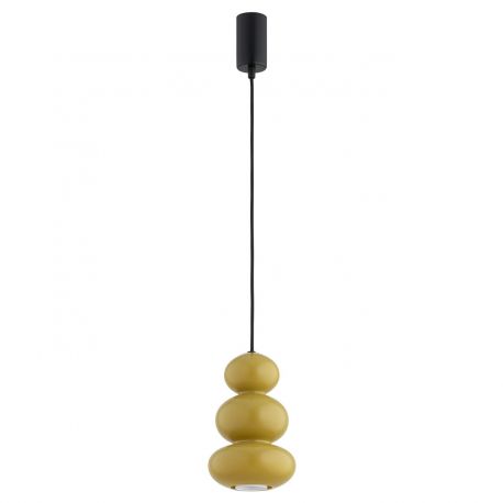 Pendule, Lustre suspendate - Lustra suspendata din Sticla, Miere Lucios, ORLANDO