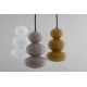 Pendule, Lustre suspendate - Lustra suspendata din Sticla, Miere Lucios, ORLANDO