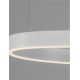 Pendule, Lustre suspendate - Lustra LED suspendata design modern DUSSA alb, 120x66cm