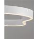 Pendule, Lustre suspendate - Lustra LED suspendata design modern DUSSA alb, 120x66cm