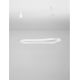 Pendule, Lustre suspendate - Lustra LED suspendata design modern DUSSA alb, 120x66cm