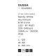 Pendule, Lustre suspendate - Lustra LED suspendata design modern DUSSA alb, 120x66cm