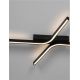 Lustre aplicate - Lustra LED aplicata design modern AKRO negru