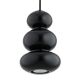 Pendule, Lustre suspendate - Lustra suspendata din Sticla, Negru Verzui, ORLANDO