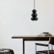 Pendule, Lustre suspendate - Lustra suspendata din Sticla, Negru Verzui, ORLANDO