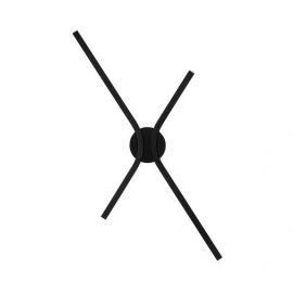 Aplice, corpuri de iluminat pentru pereti - Aplica de perete LED CCT design modern AKRO negru