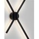 Aplice, corpuri de iluminat pentru pereti - Aplica de perete LED CCT design modern AKRO negru