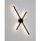 Aplice, corpuri de iluminat pentru pereti - Aplica de perete LED CCT design modern AKRO negru