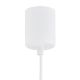 Pendule, Lustre suspendate - Lustra suspendata din Sticla, Alb Lucios, ORLANDO PLUS