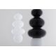 Pendule, Lustre suspendate - Lustra suspendata din Sticla, Alb Lucios, ORLANDO PLUS