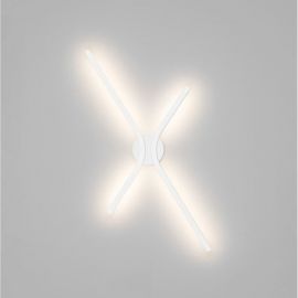 Aplice, corpuri de iluminat pentru pereti - Aplica de perete LED CCT design modern AKRO alb