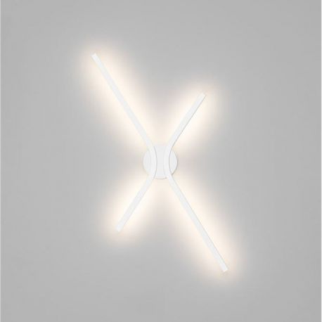 Aplice, corpuri de iluminat pentru pereti - Aplica de perete LED CCT design modern AKRO alb