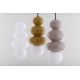 Pendule, Lustre suspendate - Lustra suspendata din Sticla, Miere Lucios, ORLANDO PLUS