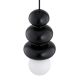 Pendule, Lustre suspendate - Lustra suspendata din Sticla, Negru Verzui, ORLANDO Plus