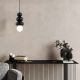 Pendule, Lustre suspendate - Lustra suspendata din Sticla, Negru Verzui, ORLANDO Plus