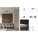 Pendule, Lustre suspendate - Lustra moderna suspendata LED Lui, negru