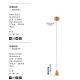 Pendule, Lustre suspendate - Pendul LED design minimalist IRMOS auriu