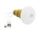 Pendule, Lustre suspendate - Lustra suspendata din Sticla, Miere Lucios, Alb, DIEGO
