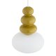Pendule, Lustre suspendate - Lustra suspendata din Sticla, Miere Lucios, Alb, DIEGO