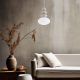Pendule, Lustre suspendate - Lustra suspendata din Sticla, Casmir, Alb, DIEGO