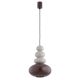 Pendule, Lustre suspendate - Lustra suspendata din Sticla, Casmir, Teracota, DIEGO