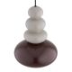 Pendule, Lustre suspendate - Lustra suspendata din Sticla, Casmir, Teracota, DIEGO