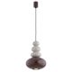 Pendule, Lustre suspendate - Lustra suspendata din Sticla, Casmir, Teracota, DIEGO