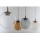 Pendule, Lustre suspendate - Lustra suspendata din Sticla, Transparenta, Metal, Auriu, SACRAMENTO