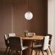 Pendule, Lustre suspendate - Lustra suspendata din Sticla, Roz Opac, Metal, Teracota, SACRAMENTO