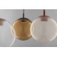 Pendule, Lustre suspendate - Lustra suspendata din Sticla, Roz Opac, Metal, Teracota, SACRAMENTO