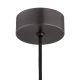 Pendule, Lustre suspendate - Lustra suspendata din Sticla, Chihlimbar, Metal, Titan, SACRAMENTO
