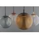 Pendule, Lustre suspendate - Lustra suspendata din Sticla, Chihlimbar, Metal, Titan, SACRAMENTO