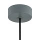 Pendule, Lustre suspendate - Lustra suspendata din Sticla, Fumuriu, Metal, Verde, SACRAMENTO
