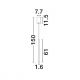Pendule, Lustre suspendate - Pendul LED design minimalist STILVI negru