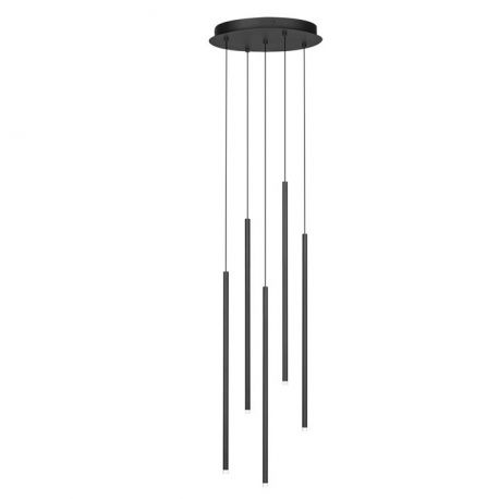 Pendule, Lustre suspendate - Lustra LED suspendata design minimalist STILVI 15W negru