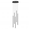 Lustra LED suspendata design minimalist STILVI 15W negru