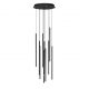 Pendule, Lustre suspendate - Lustra LED suspendata design minimalist STILVI 41W negru
