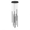 Lustra LED suspendata design minimalist STILVI 41W negru