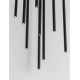Pendule, Lustre suspendate - Lustra LED suspendata design minimalist STILVI 41W negru